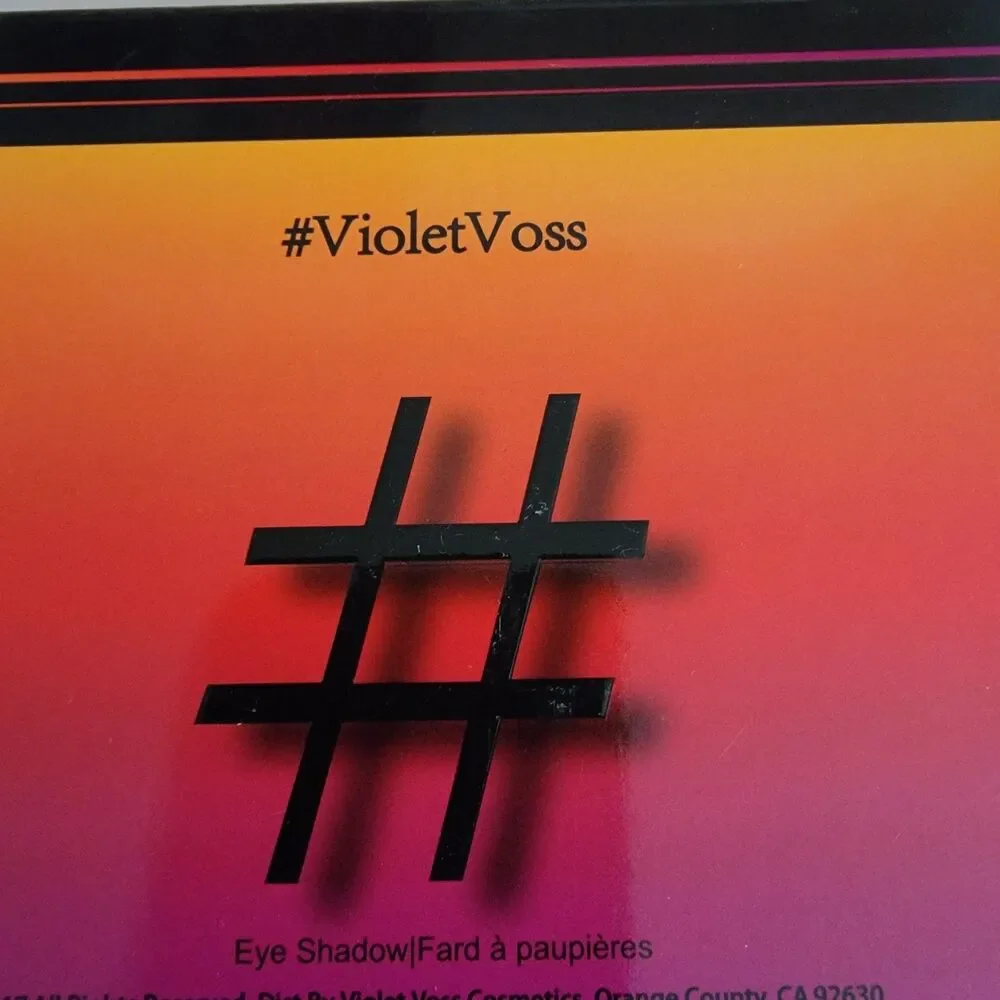 Violet Voss Pro Eyeshadows Hashtag # Palette New in Box